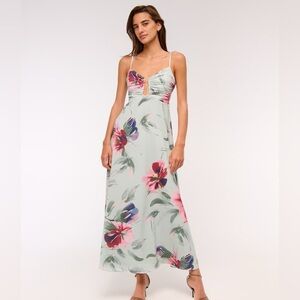 Abercrombie & Fitch Bra-Free Hardware Maxi Dress